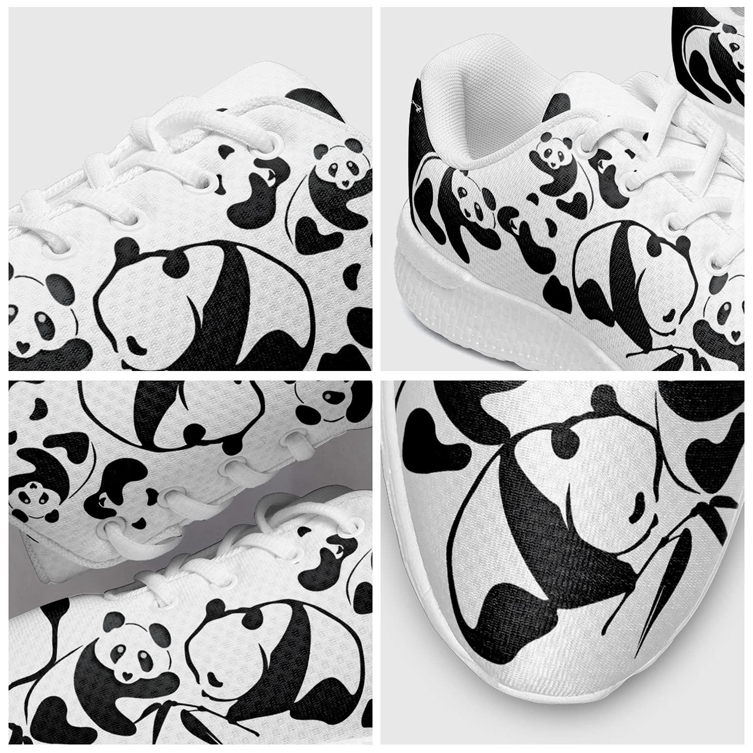 Chaussures décontractées de marche athlétique Panda pour femme